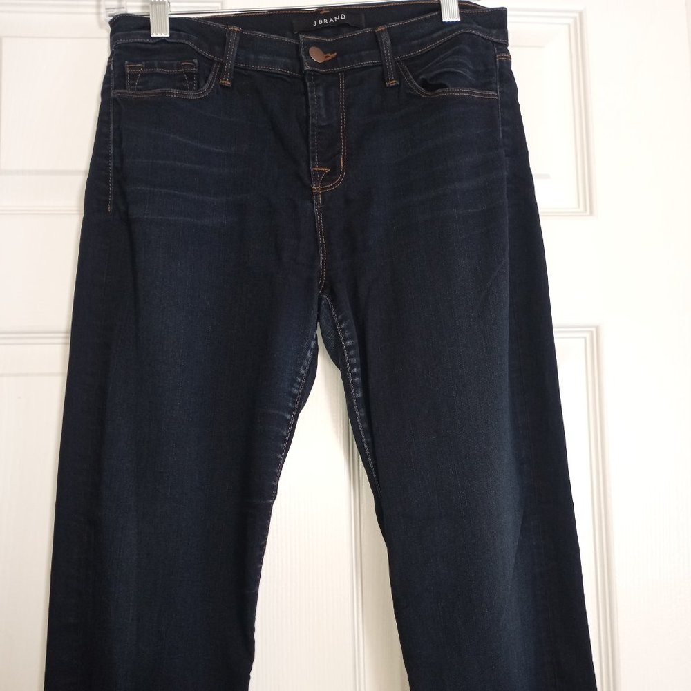 J Brand Atlantis Wash Rail Straight Leg Mid Rise Jeans View 4